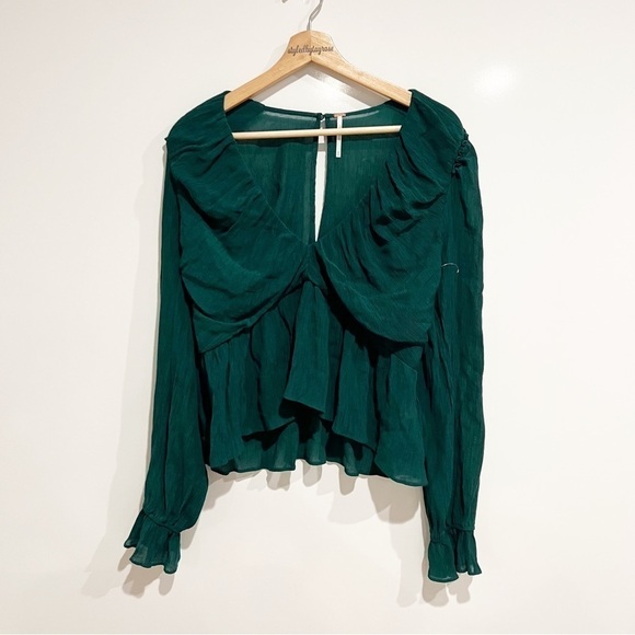 Free People Daia Top Garden Gem NWOT - Picture 4 of 14